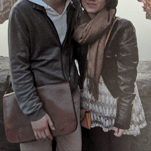 Genuine Leather Black Cropped Moto Jacket Size Small - Preloved - Picture 7 of 7